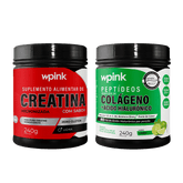 colágeno de limão - 240g + creatina de lichia - 240g - wp