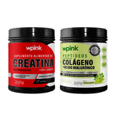 colágeno de uva verde - 240g + creatina de lichia - 240g - wp