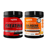 colágeno de laranja - 240g + creatina de limão 240g - wp