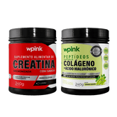 colágeno uva verde - 240g + creatina de limão 240g - wp