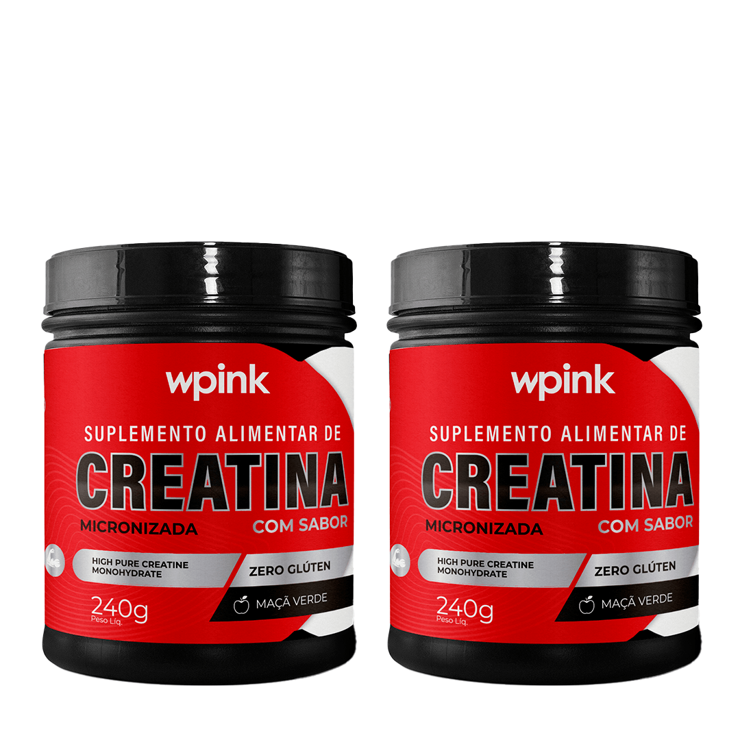2 creatinas de maçã verde - 240g – wp