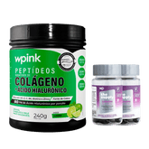 colágeno de limão - 240g + 2 cabelos e unhas - wp