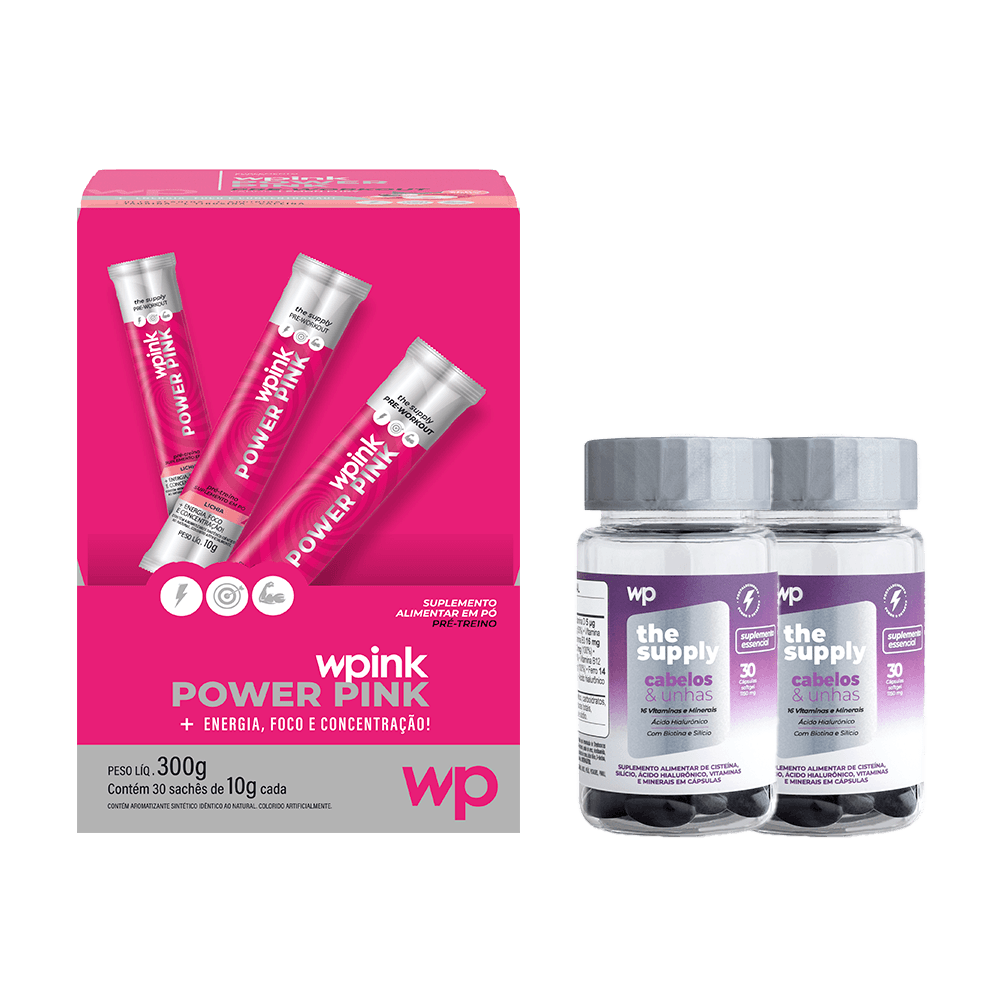 power pink de lichia + 2 cabelos e unhas
