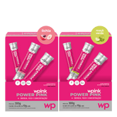 power pink de lichia 300g + power pink de maçã verde 300g - wp