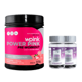 super power pink lichia 300g + 2 cabelos e unhas - wp