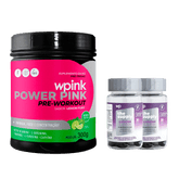 super power pink de limão 300g + 2 cabelos e unhas - wp