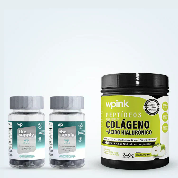 2 Wp Ultra + Colágeno Maçã Verde - wp